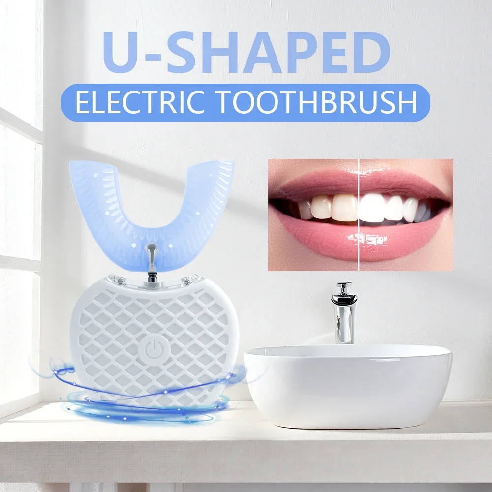 Teeth Whitening Blue Light - Brosse à dents électrique à ultrasons