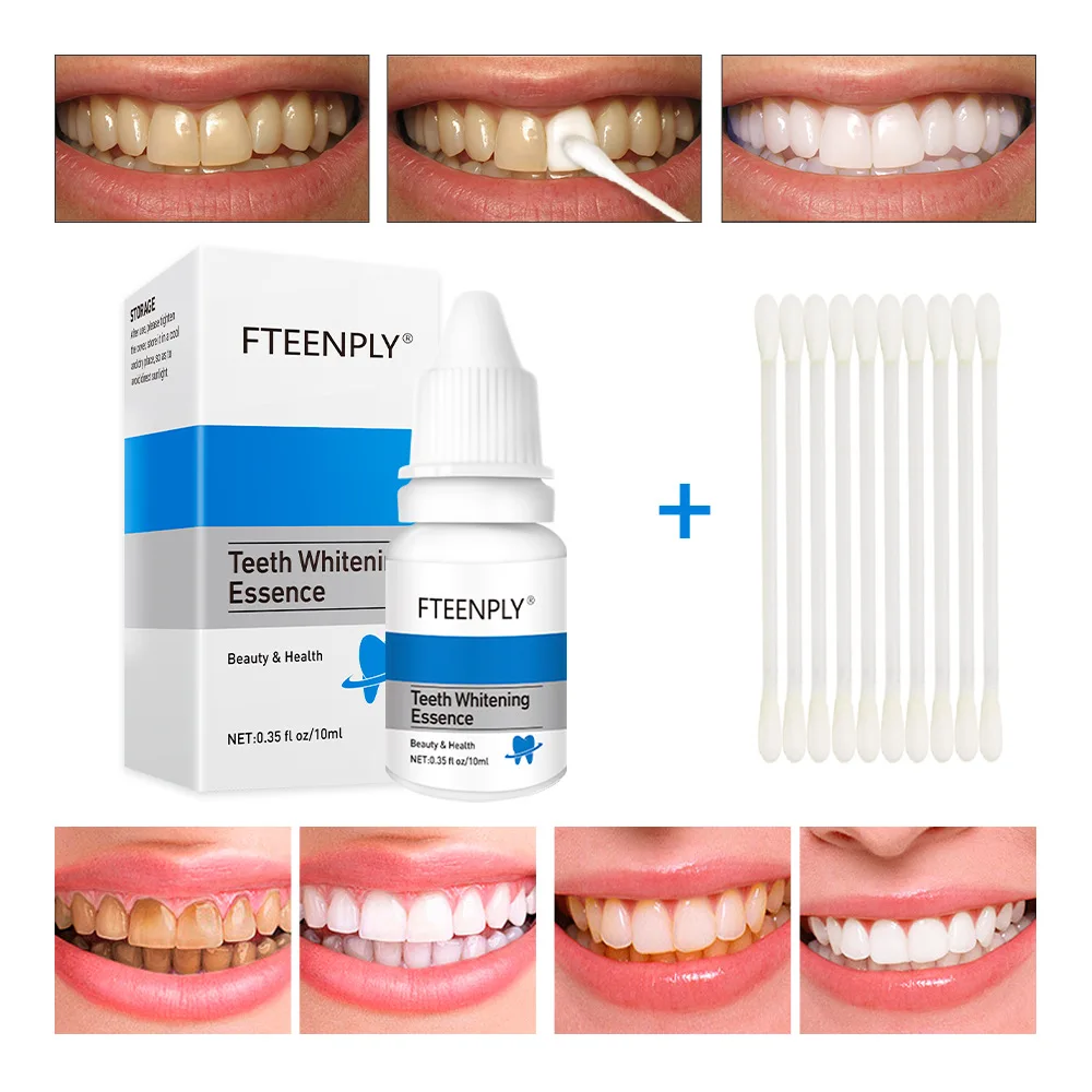 Teeth Whitening Clinic - FTEENPLY poudre d'essence de blanchiment des