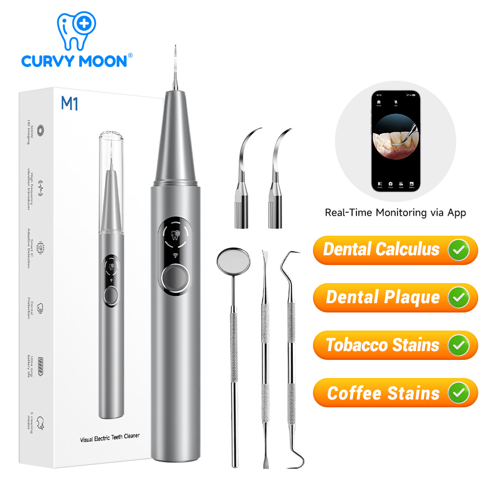 Teeth Whitening Products - CURVY MOON Nettoyeur dentaire électrique ultrasonique