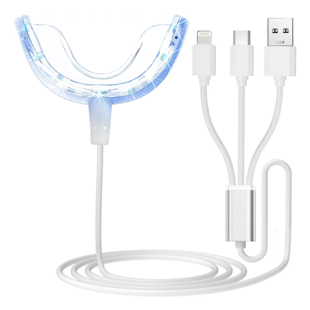 Teeth Whitening Blue Light - Lumière d'accélérateur de blanchiment des dents,
