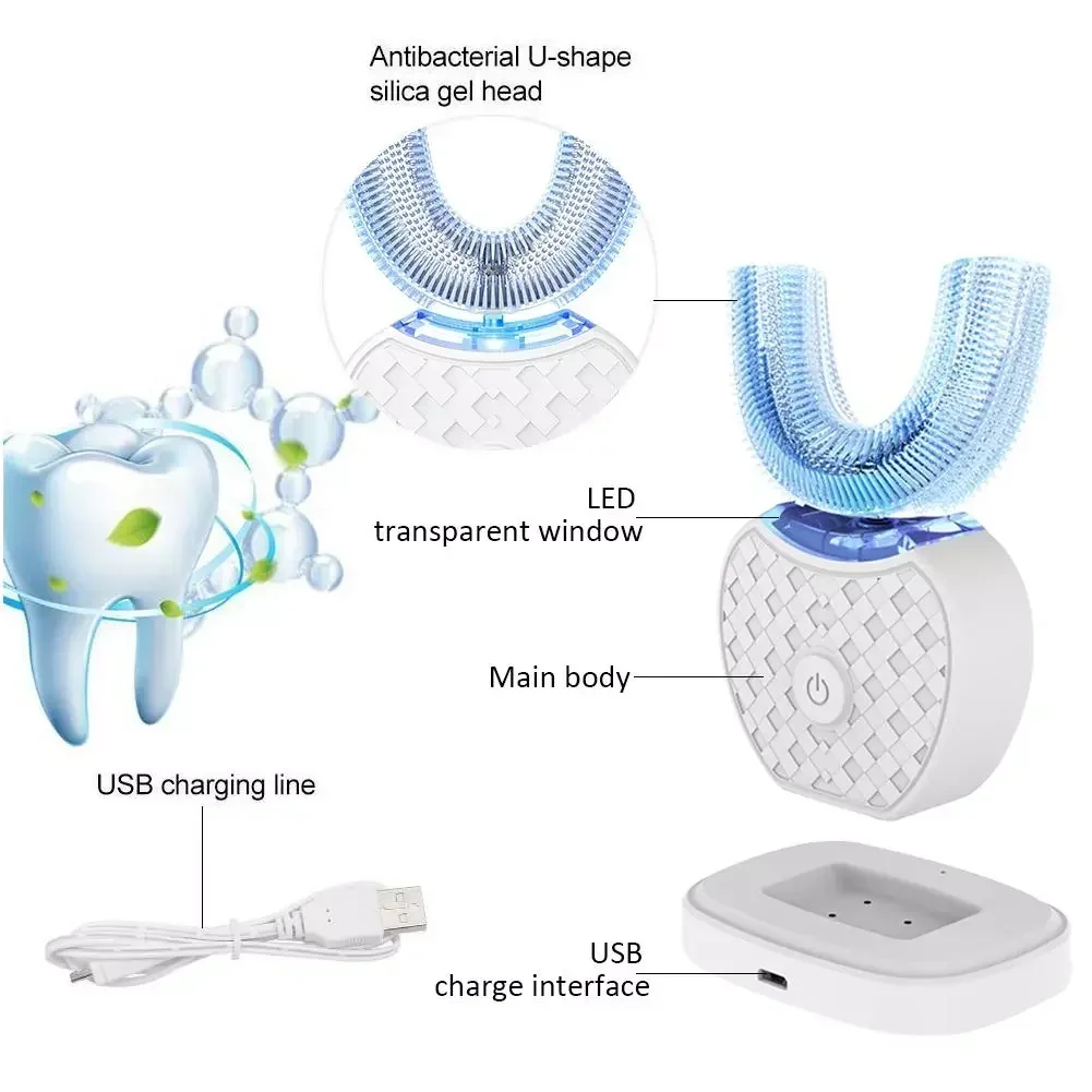 Brosse à dents électrique à ul - Teeth Whitening Blue Light avis et prix
