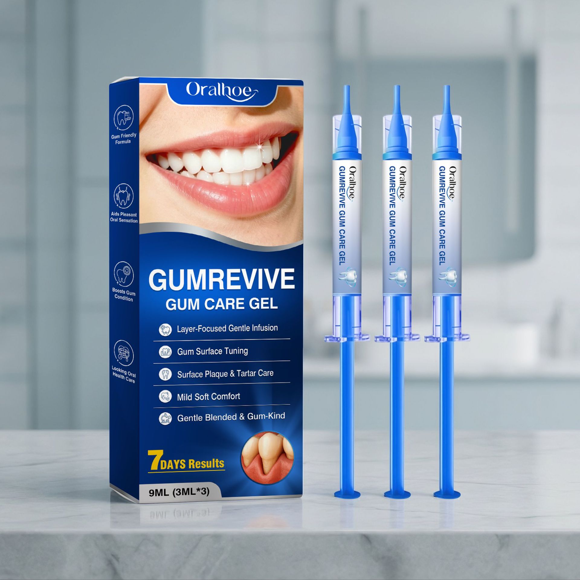 Gel de soin buccal, kit de ser - Teeth Whitening Kit At Home avis et prix