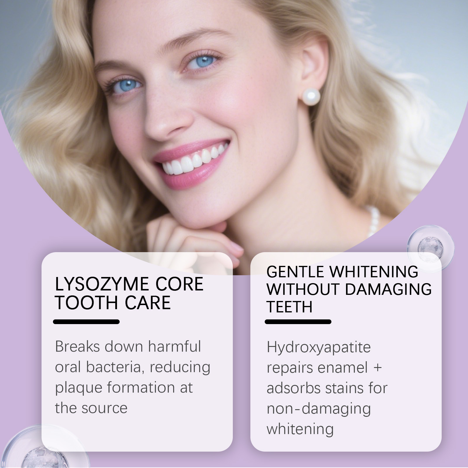 Mousse dentaire blanchissante  - Teeth Whitening Foam Toothpaste avis et prix