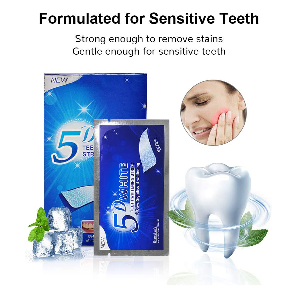 Bandelettes blanchissantes 5D  - Teeth Whitening Near Me avis et prix