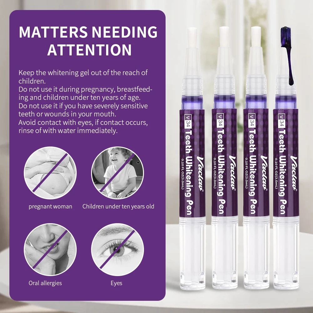 Vaclav V34 stylo gel de blanch - Teeth Whitening Clinic avis et prix